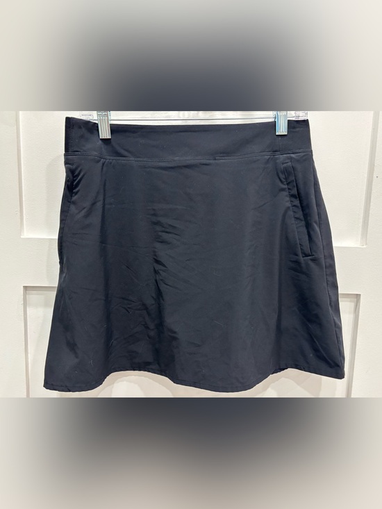 Athleta Pants - Athleta Black A-Line Skort w/ Built In Shorts Size 10